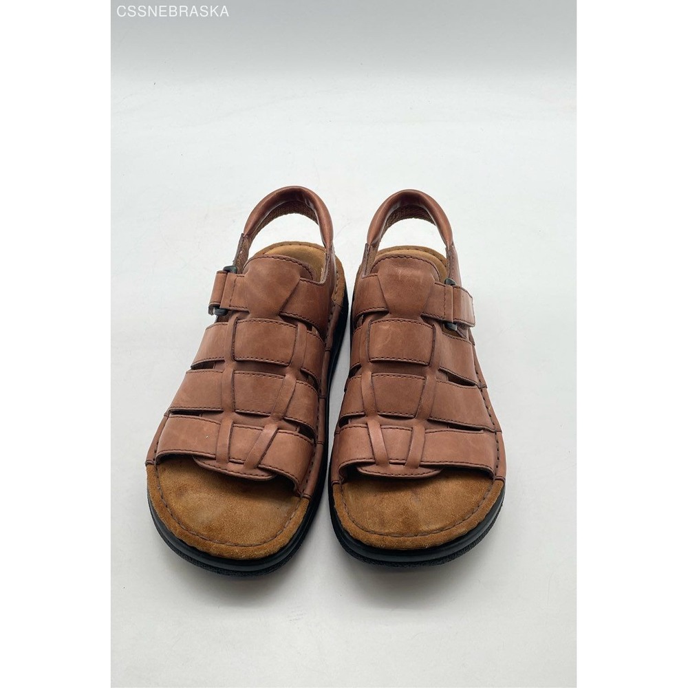 Canyon River Brawn Mens Vintage Leather Sandals - Size 10D